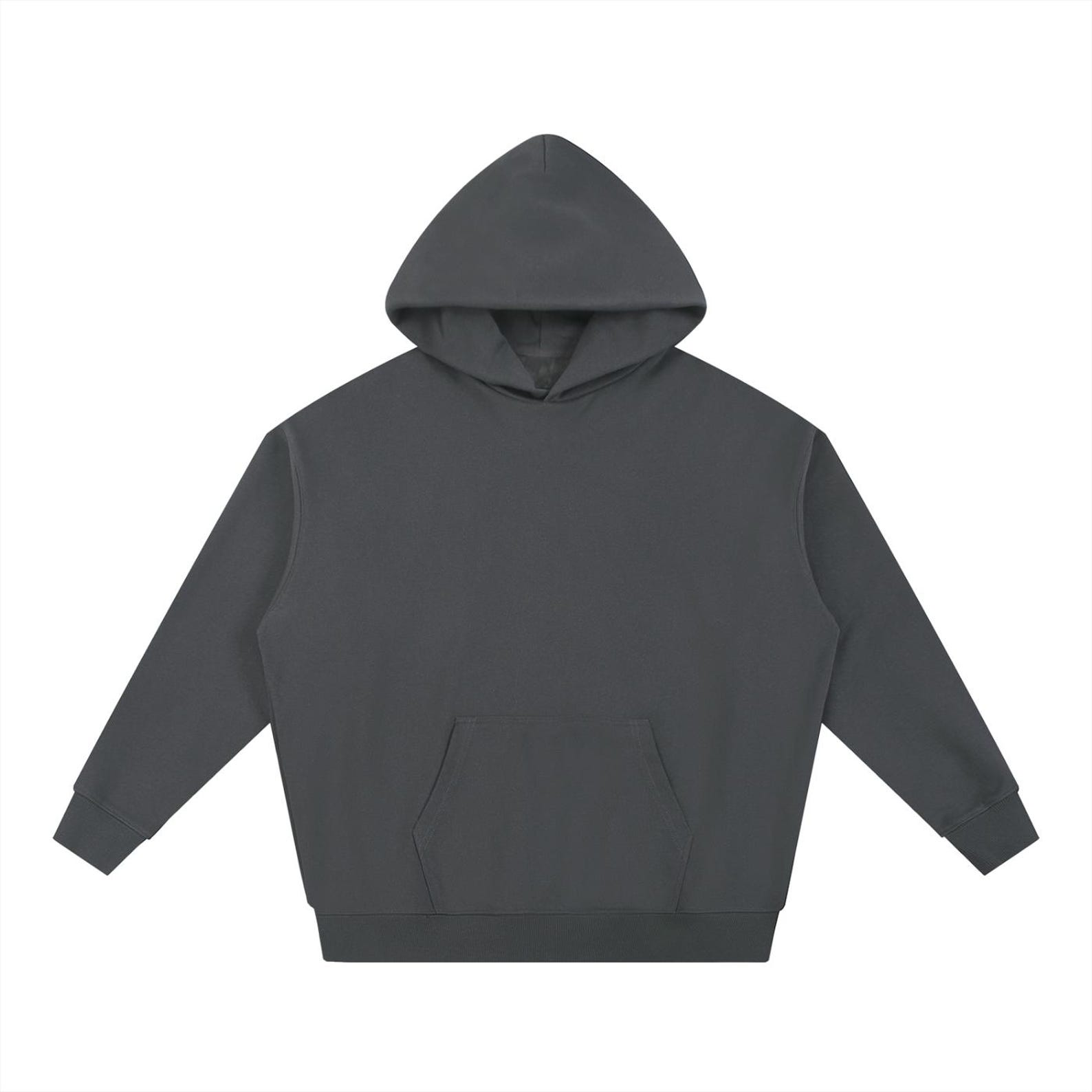 Pullover Hoodie Sweatshirt with Kangaroo Pocket â€“ Dark Gray image 1