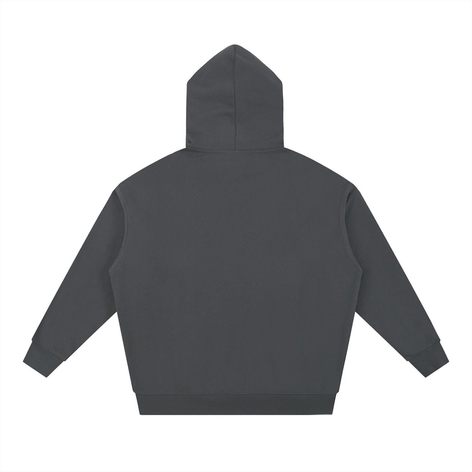 Pullover Hoodie Sweatshirt with Kangaroo Pocket â€“ Dark Gray image 2